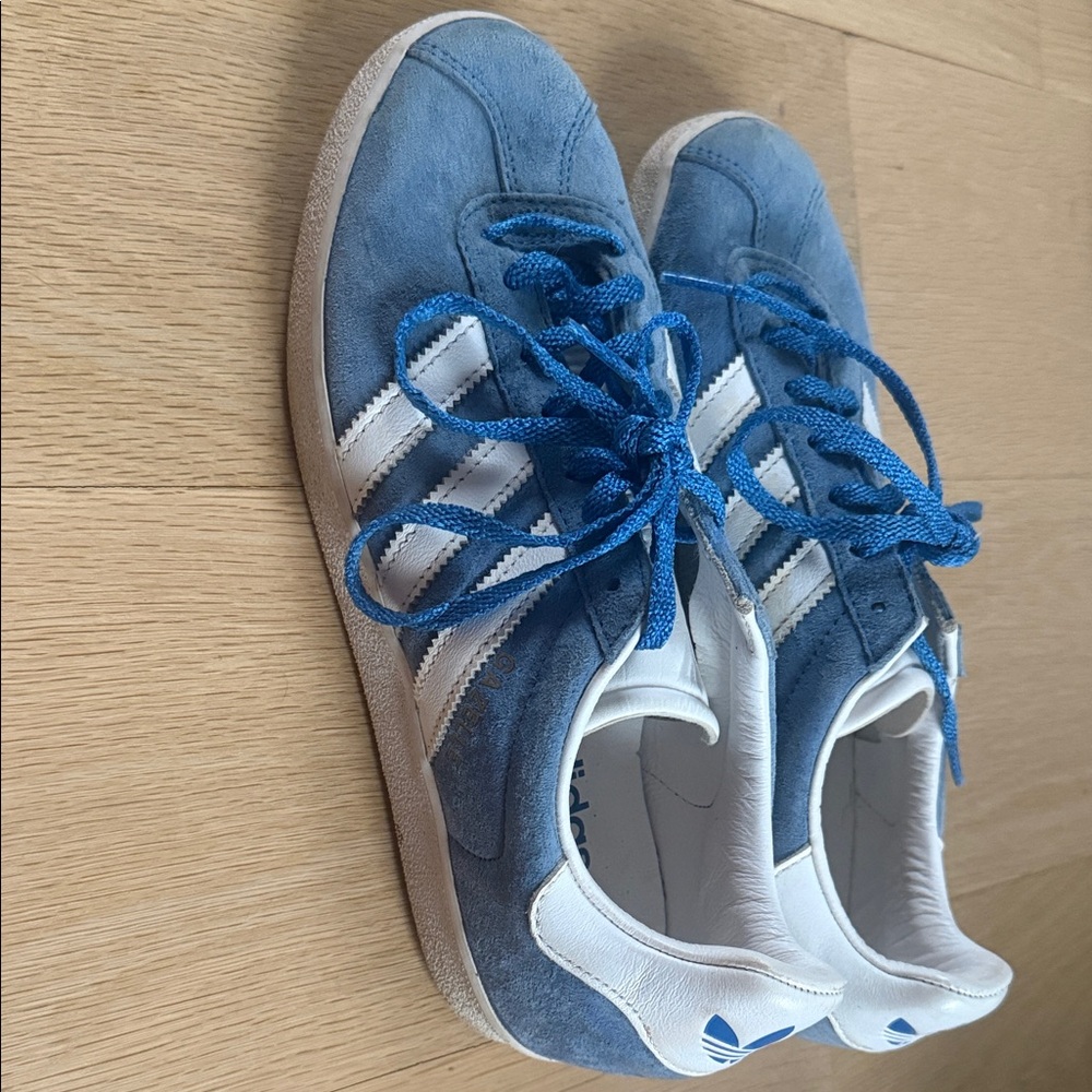 Adidas Blue and White Casual Sneakers
